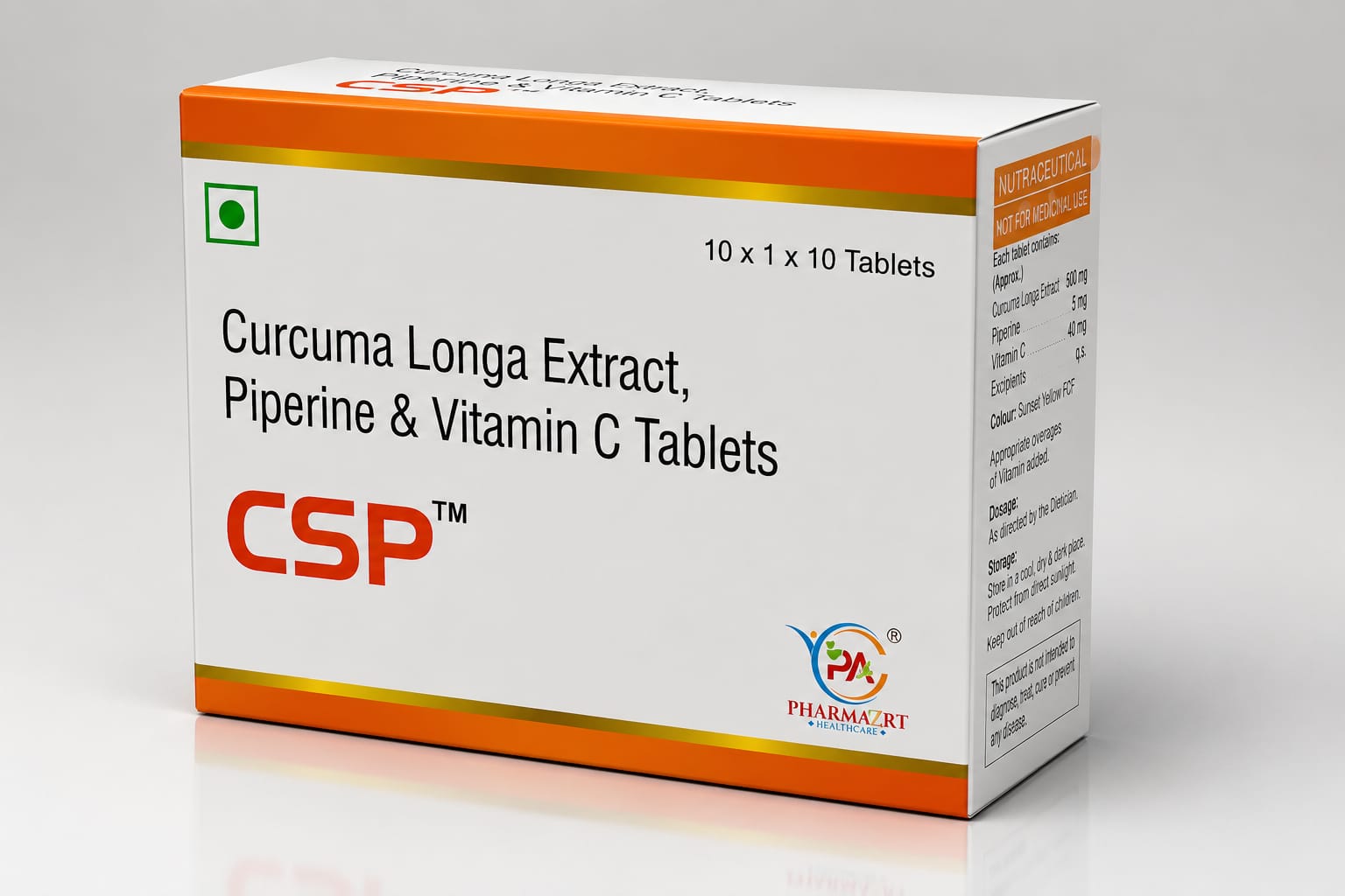 CSP Curcuma Longa Extract Piperine Vitamin C Tablets