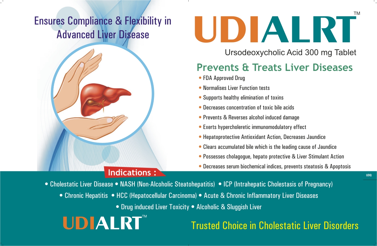 UDIALRT Ursodeoxycholic Acid Tablets